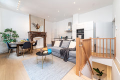 This lovely one-apartment is filled with natural light. Recently renovated, our  Brussels, Belgium Sweet Inn |  Trendy 1BR  Apt. in Saint Gilles Entire rental unit vacation rental 51834947