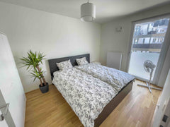 My very bright flat (50m2) is in the 10th district of Vienna in the newly constr Austria Modern, Sunny & Cosy 50 m2 apartment with Balcony Entire rental unit vacation rental 46694596