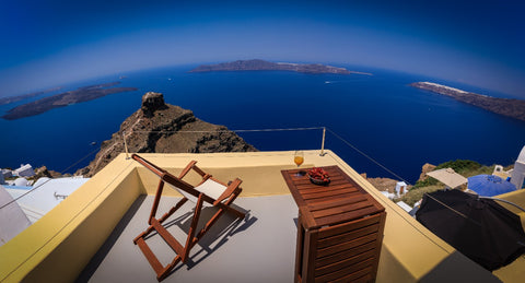 Villa Azure is located at the most famous village of Santorini on top of the hig Imerovigli, Greece Azure Villa Santorini Entire villa vacation rental 590310446916555510