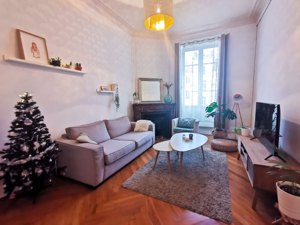 Appartement spacieux de 81m2 idéalement situé pour la fête des lumières entre le Lyon, France Grand appartement ancien T3  centre-ville Entire rental unit vacation rental 53696608