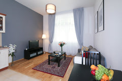 Fully furnished one bedroom apartment, situated on the 3rd floor in a well maint Mníšek pod Brdy, Czechia Na Kozacce 10, # 1 Entire rental unit vacation rental 35700512