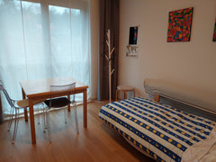 La chambre est dans un appartement neuf, bien isolé et au calme. La salle de dou Brussels, Belgium Chambre single avec douche privative Private room in rental unit vacation rental 43997357