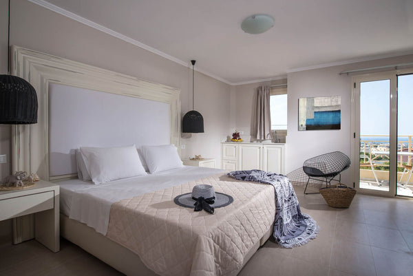 Deluxe Category is a special & new category in Notos Heights Hotel & Suites, wit Malia beach, Greece Deluxe Mini Suite Sea View Shared Pool ( A1 ) +BB Room in hotel vacation rental 21116223