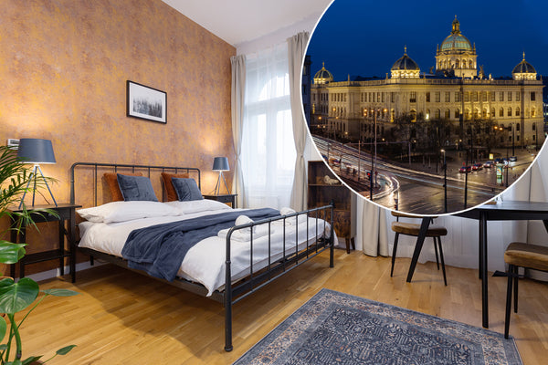 This brand new apartment is located just 2 mins from the very center of Prague -  Stylish center studio ★ unique Prague Museum view Entire rental unit vacation rental 48121889