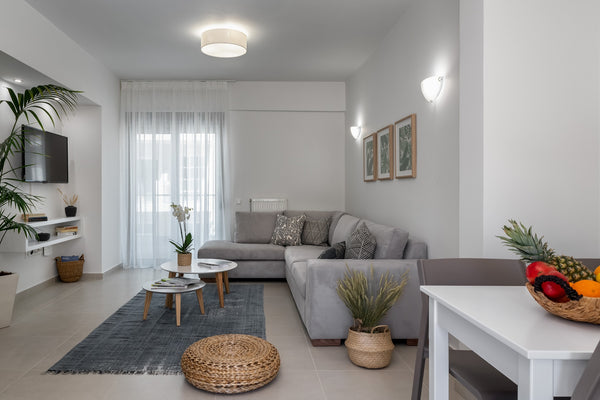 Clio is a brand new, spacious fully furnished apartment. Our lounge, dining room Rethimnon, Greece Clio Luxury Apartment Entire rental unit vacation rental 35046494