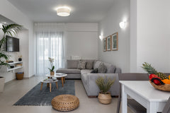 Clio is a brand new, spacious fully furnished apartment. Our lounge, dining room Rethimnon, Greece Clio Luxury Apartment Entire rental unit vacation rental 35046494