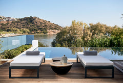 Rock Sand Villa is a 2 bedroom beach front VIlla, located at Almyros sandy beach Agios Nikolaos, Greece Beachfront 2 bedroom villa with a heated pool Entire villa vacation rental 45446792