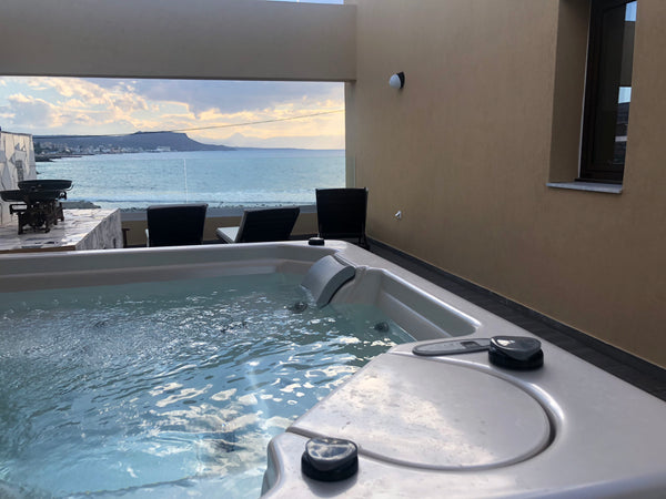 First floor Brand New Villa (2018) just at the sea front with an outdoor private Heraklion, Greece Villa Kouvohori loft 2 bedrooms sea front Entire villa vacation rental 24259612