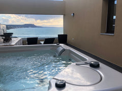 First floor Brand New Villa (2018) just at the sea front with an outdoor private Heraklion, Greece Villa Kouvohori loft 2 bedrooms sea front Entire villa vacation rental 24259612