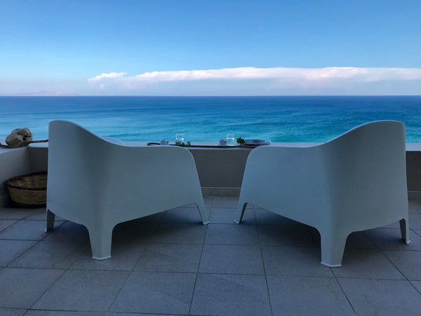 With panoramic view of the blue Cretan Sea & unforgettable sunsets, in this apAR Rethymno, Greece more than blue - “never on monday” apARTment Entire rental unit vacation rental 44582565