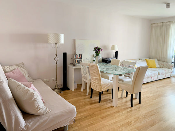 New modern building. 55 sq.m. apartment with 1 bedroom and balcony facing inner  Moscow, Russia Classy apartment-river, park, UN, near city center Entire rental unit vacation rental 51223434