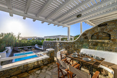 Myconian Villa  with minimalist Traditional  interiors, spacious, with jaw-dropp Greece 9 Muses Villa Calliope, 3 BR, private plunge pool! Entire villa vacation rental 30037311