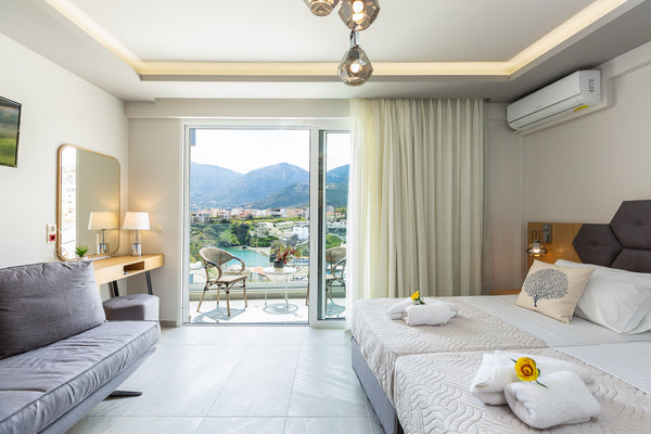 Our small Luxury Hotel, Akrogiali, is located in Bali, in Crete and only 90 mete Rethimnon, Greece Deluxe Studio in Akrogiali Hotel with sea view! Room in aparthotel vacation rental 47723665