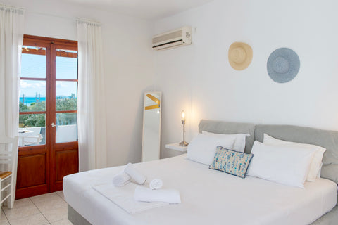 The studio has been designed in one space layout and it is located on the upper  Platis Gialos, Greece Double room - Skorpina Entire rental unit vacation rental 45841407