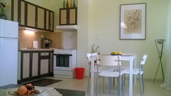 Ideal for a small family. Area is supportive for your excursions and small trips Chania, Greece Suburban cosy apartment with patio Entire rental unit vacation rental 680352385452092507