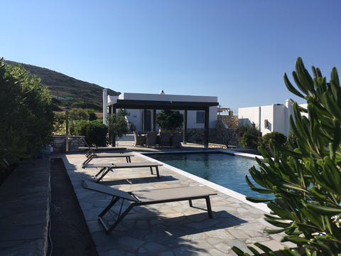 Anemos is the essential upmarket Paros pool villa. A beautiful family residence  Athens, Greece Villa Anemos Cycladic home vacation rental 6396180