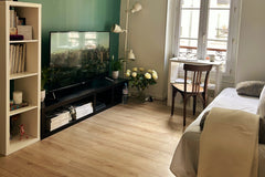 The apartment is very bright and cosy. The decor is modern and minimalist. You w Paris, France Secret Paris Experience in Modern & Clean Flat ! Private room in rental unit vacation rental 18974080