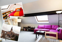 This comfortable and colorful penthouse is located in the much sought-after Mont Brussels, Belgium Stylish penthouse next to metro + EU/center Entire rental unit vacation rental 4826149