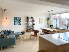 Beautiful penthouse apartment with balcony with sunset view. The elevator takes  Copenhagen, Denmark Penthouse -balcony - sunset view. Central østerbro Entire rental unit vacation rental 49377106