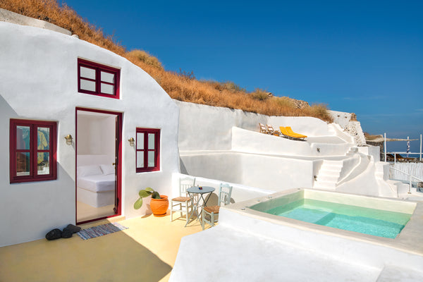 A newly cave property with respect to the local Cycladic architecture, is  locat Athens, Greece oikia Dome vacation rental 36893211