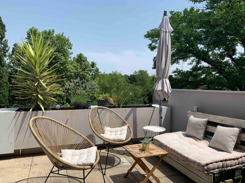 Bonjour, <br />Je m’appelle Moutaïda et je vous propose mon appartement qui se s Floirac, France Appartement avec une grande terrasse Entire rental unit vacation rental 47483618