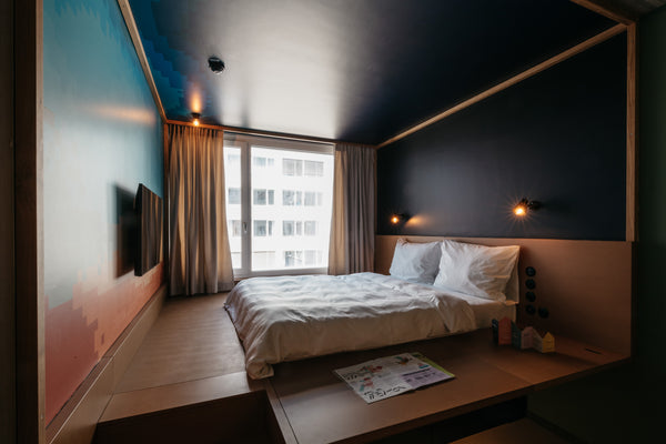 Unsere Doppelbude Cube ist das Nest für Euren Wien-Aufenthalt, in dem Ihr alles   Doppelbude Cube Room in hotel vacation rental 47460849