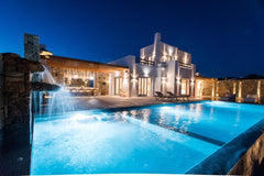The Villa belongs to a plot of 3,300 sq.m of which 260 sq.m is built with Mykoni Athens, Greece Blue Orchid Villa Mykonos Entire villa vacation rental 44545500