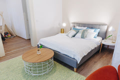 Spacious apartment for up to 6 guests with two rooms, kitchen and bathroom with  Prague, Czechia A few minutes from Wenceslas Square with NETFLIX Entire home vacation rental 17506536