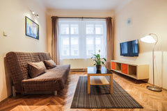 Historical & vibrant area right in the centre<br /><br />Our NEW apartment is lo Prague, Czechia Cozy, new flat 11 in the heart of Prague+free wifi Entire rental unit vacation rental 6233854