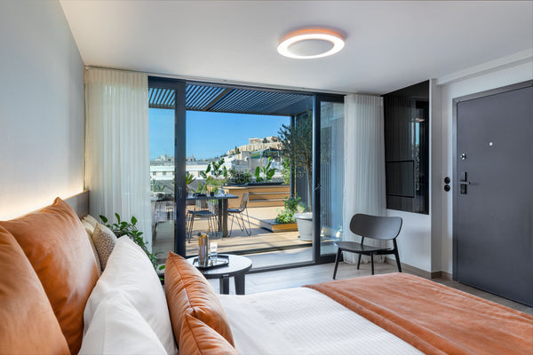 The ultimate luxury stay experience is offered by our Penthouse apartment 24sqm  RO Penthouse with Jacuzzi and Acropolis View Entire rental unit vacation rental 47210186