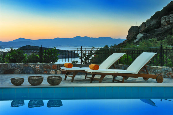 This villa is the biggest in a comlex of five, in the beautiful nature just 200  Agios Nikolaos, Greece Amazing seaview villa with pool Entire villa vacation rental 12535916