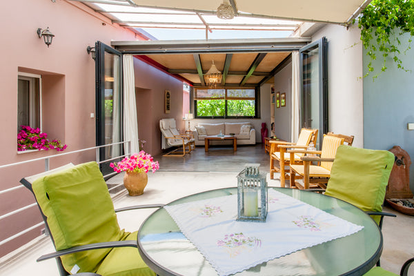 Lovely, comfortable, spacious apartment with a big terrace and a spectacular vie Greece SIRILI VILLAGE HOUSE Entire home vacation rental 18337453
