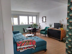 Une chambre est disponible dans mon appartement de 55m2. Elle est équipée d'un l Lyon, France Chambre Montplaisir/Montchat Private room in rental unit vacation rental 47151550