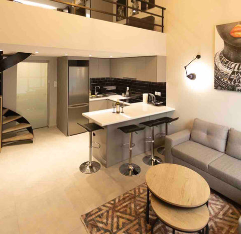 A newly renovated design loft provides maximum comfort and the best experience d RO Modern Loft close to Acropolis Entire loft vacation rental 581164641969060133