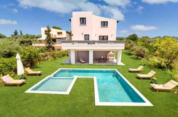 This villa covers an area of 150sqm and it is built in three levels. It is a lux Chania, Greece Majestic Villa, modern, private pool, family Entire villa vacation rental 41571412