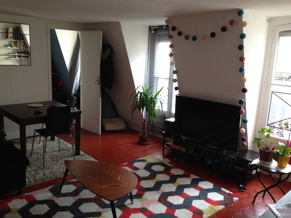 Apartment of 40m² with a bedroom, a large living room, a kitchen and a bathroom. Paris, France 2 rooms 10 minutes from Montmartre Entire rental unit vacation rental 5743176