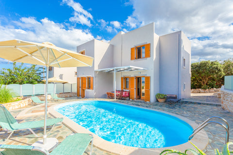 <p><b>Overview</b> <br>Villa Konstantina is located in Megala Chorafia, Crete. T England, United Kingdom Villa Konstantina: Large Private Pool, Sea Views, A/C, WiFi, Eco-Friendly Entire villa vacation rental 11266679