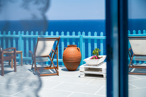 The Aegean Eye Apartments, perched on the hill of the magnificent village of Kas Artemonas, Greece Aegean Eye Triple Premium Studio Amazing Sea View Entire condo vacation rental 6622607