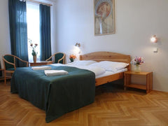 Private bathroom<br />Room size 20 m²<br />Individually decorated rooms with sat Prague, Czechia Double room with private WC and bathroom Private room in bed and breakfast vacation rental 15607876