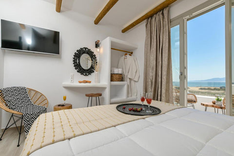 This stylish and unique place sets the stage for a memorable trip. Located on th  Plaka Beach Front Deluxe Double Suite Marine Dream Entire serviced apartment vacation rental 595315515823832219