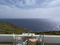Lovely apartment with breathtaking view of the sea. Sunrise and fullmoon are the Faros, Greece Sofia Apartments sea view  (silver) Entire home vacation rental 12023063