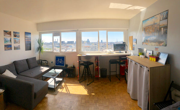 With a magnificent view of Paris and quick access to major attractions of the ca Paris, France Beautiful studio with a panoramic view of Paris Entire rental unit vacation rental 22730330