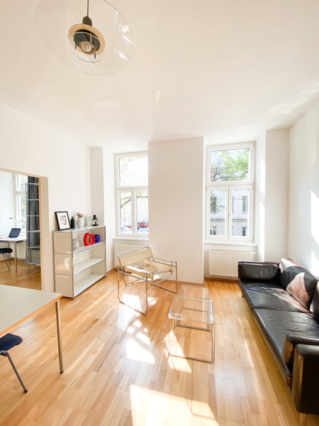 This cosy and calm designer apartment has two big rooms (a livingroom/kitchen an Berlin, Germany Creative, cosy designer two-room apartment Entire rental unit vacation rental 49038602