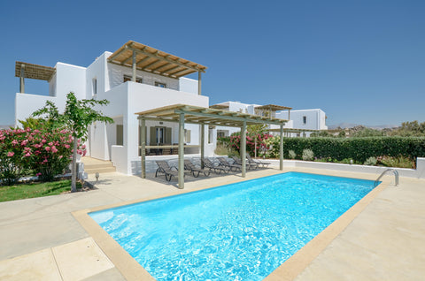 Α beautiful villa with private swimming pool and hot tub close to the beach set  Naxos, Greece Villa with 5 bedrooms, private pool and hottub Cycladic home vacation rental 15796551