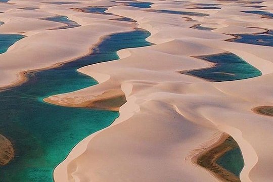 Private Excursion in the Lençóis Maranhenses Park (Lagoa Azul)  Private Tours and Travel Guide America Fortaleza CITY Barreirinhas Destination Tour