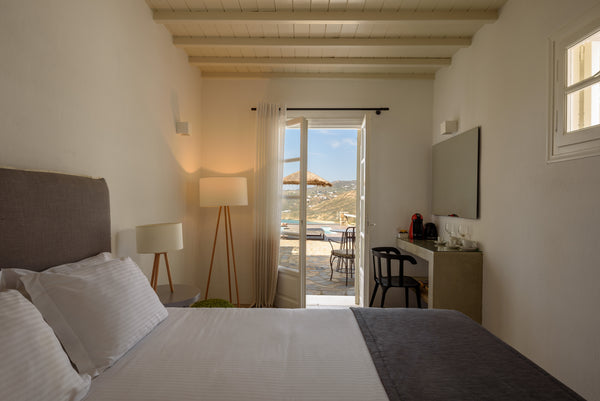 Cova Mykonos Suites is a new ultra-exclusive boutique hotel located in Elia, Myk Athens, Greece COVA MYKONOS - STANDARD ROOM Entire rental unit vacation rental 12096054