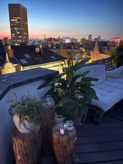 The large terrasse offers the best view on Brussels. This 2 floors flat is spaci  Artistic flat with breathtaking view & terrasse Entire rental unit vacation rental 676484963392025033