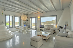 New two stories villa with sea view over Otzias bay. Minimal decoration in the C Glyfada, Greece Superb Cyclades style Villa in Otzias - Kea -3bdrm Cycladic home vacation rental 6388771