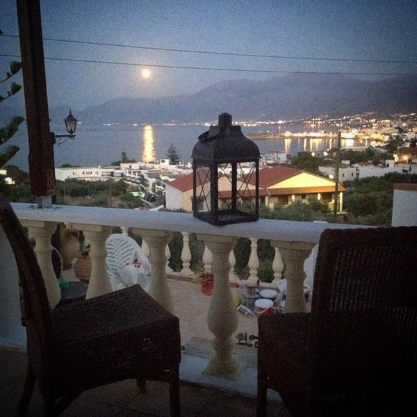 We rent a panoramic sea view penthouse with a newly renovated roof (June 2016) w Heraklion, Greece Panoramic sea view penthouse Entire guesthouse vacation rental 2729686