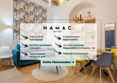 Discover this superb loft ideally located in the center of the Lyon peninsula. E  Hamac Suites - Meissonier 4 - 6 peoples Entire rental unit vacation rental 640950828181417198